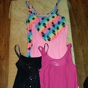 Lot of 4 tank tops